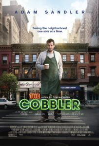 The Cobbler movie poster featuring Adam Sandler